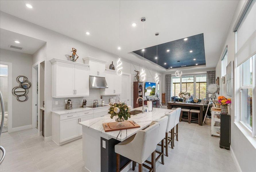 Furnished interior view inside a new home in , Port St. Lucie (Image 26).