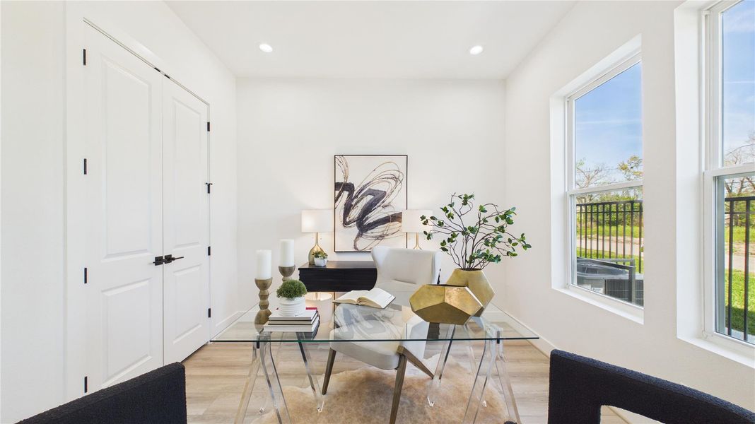 Furnished interior view inside a new home in , Houston (Image 14). Furnished interior view inside a new home in , Houston (Image 14).