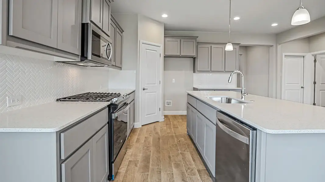 Furnished interior view inside a new home in Parkerville Meadows, DeSoto (Image 8).