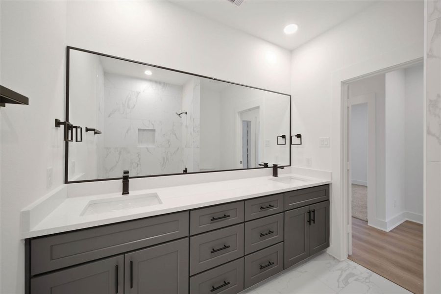 Furnished interior view inside a new home in , Houston (Image 17).