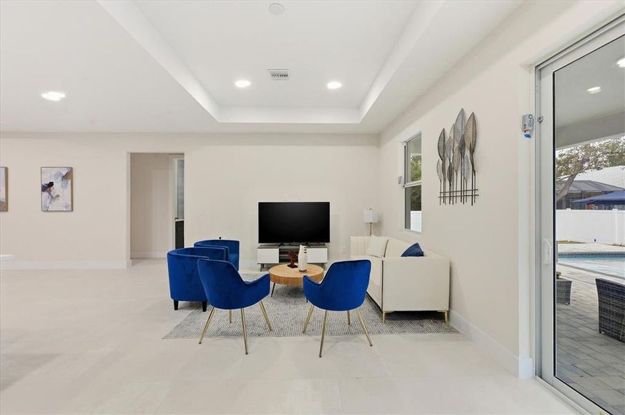 Furnished interior view inside a new home in , North Port (Image 8). Furnished interior view inside a new home in , North Port (Image 8).