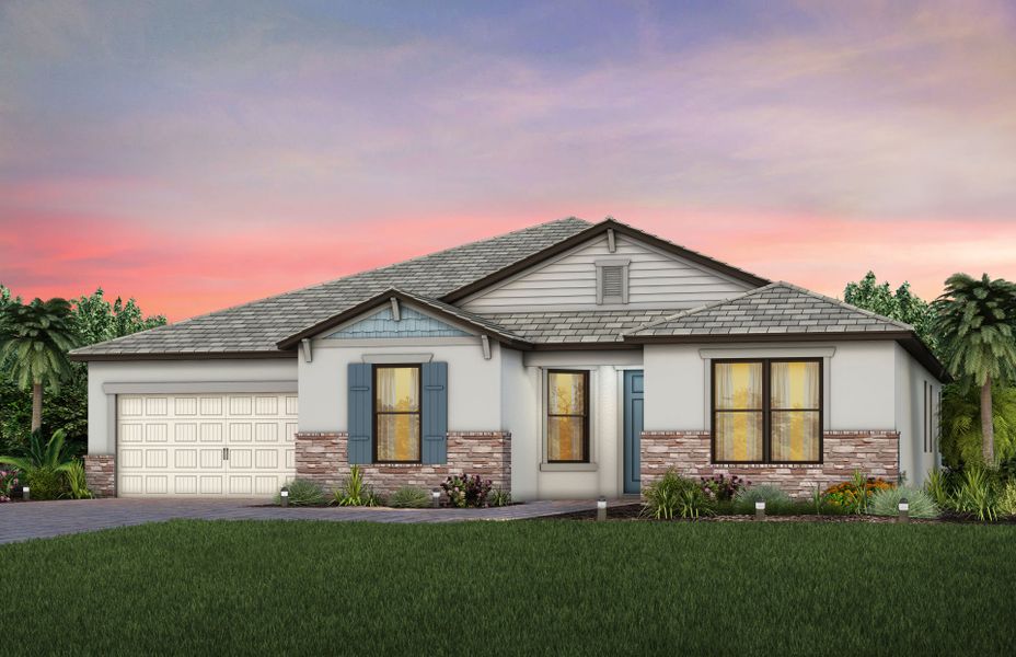 Exterior C2 with optional stone