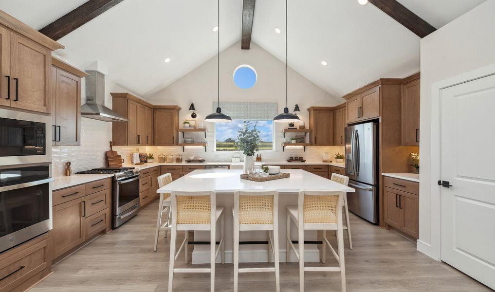 Kitchen with beautiful cabinets