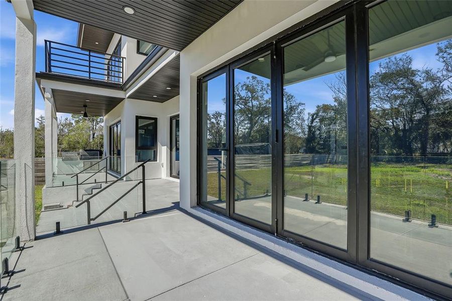 Exterior details and patio area of a home in , Tampa (Image 29).