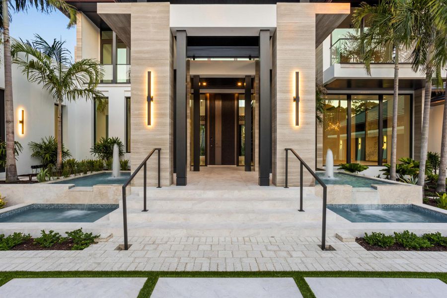 Front exterior of a new home in , Jupiter, FL, highlighting curb appeal (Image 26).