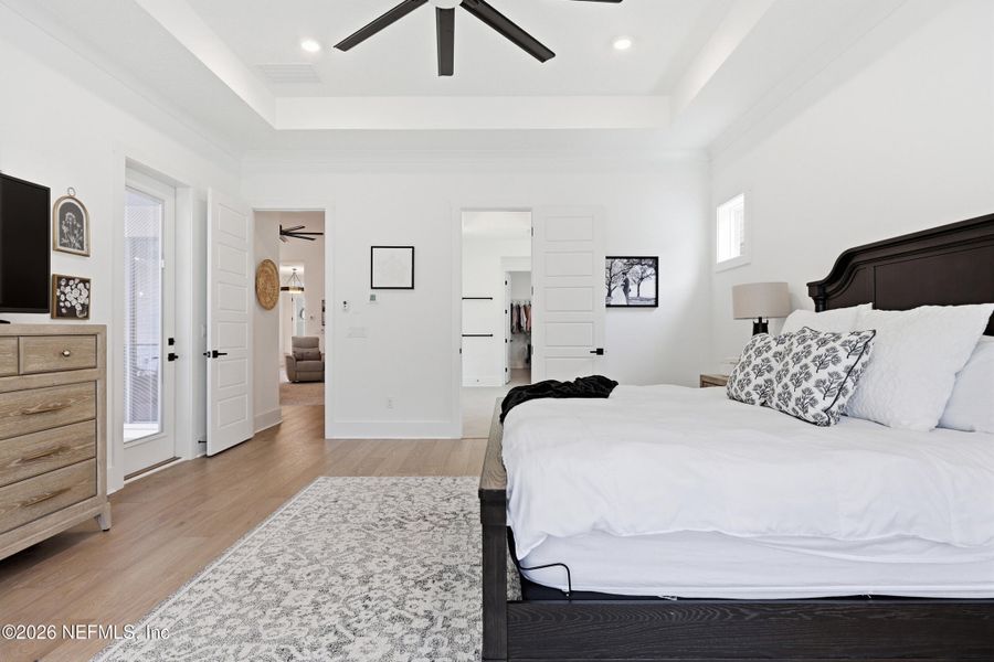 Furnished interior view inside a new home in Seven Pines 70' Rear Entry, Jacksonville (Image 63).