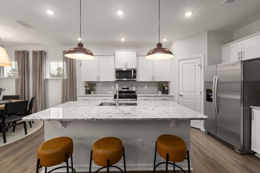 Furnished interior view inside a new home in Solana, Durham (Image 15).