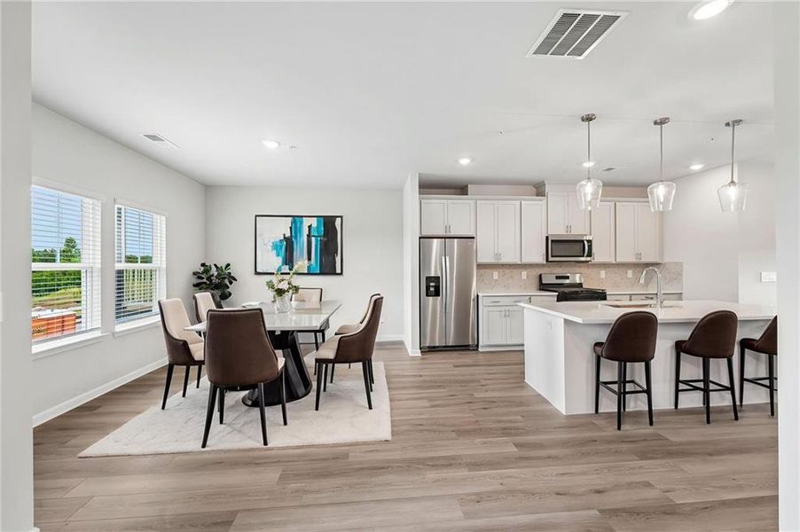 Furnished interior view inside a new home in , Cumming (Image 14).