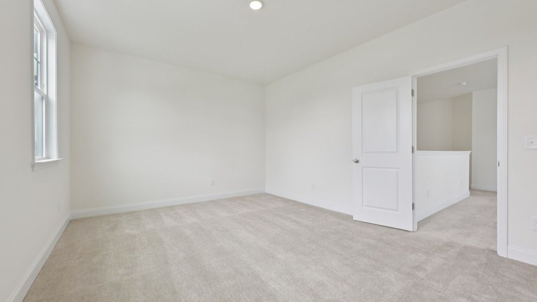 Representative furnished interior of a home built from the Stonehaven by DRB Homes in Campbell Ridge, Angier (Image 33).