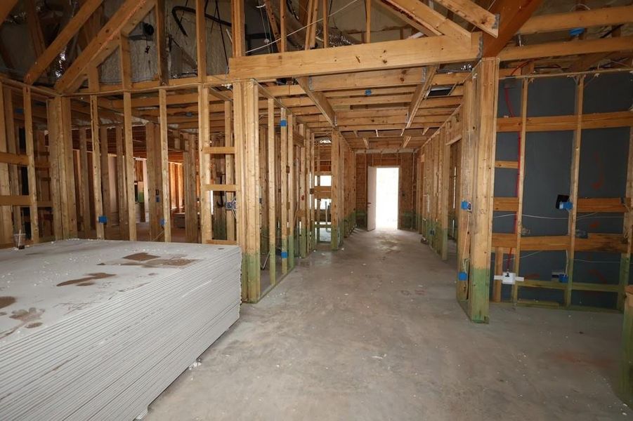 Spacious, unfurnished interior of a new home in The Woodlands Hills 70’, Willis (Image 17).