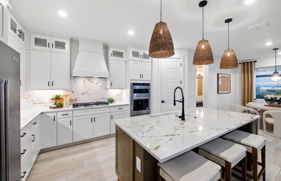 Furnished interior view inside a new home in SeaFlower, Bradenton (Image 18).
