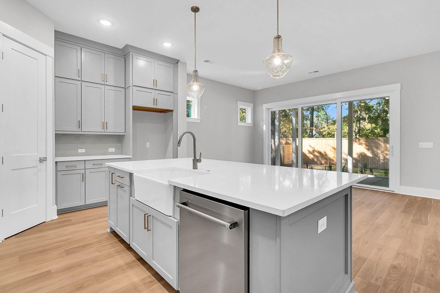 Furnished interior view inside a new home in Hidden Ponds Reserve, Awendaw (Image 7).