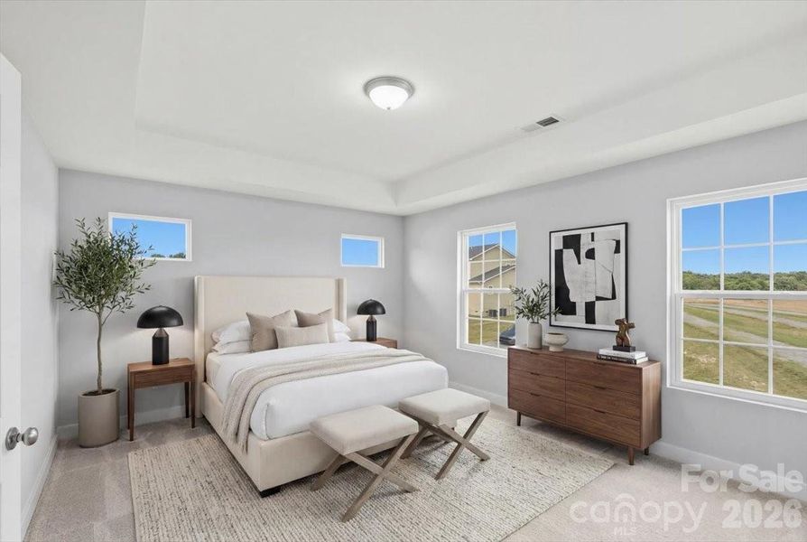 Furnished interior view inside a new home in , Monroe (Image 8).