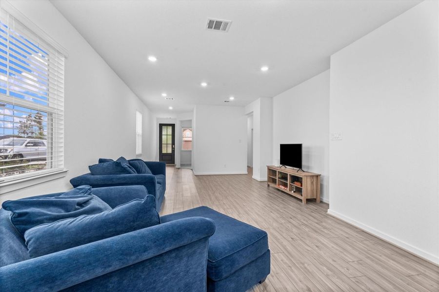 Furnished interior view inside a new home in Mason Woods, Cypress (Image 7).