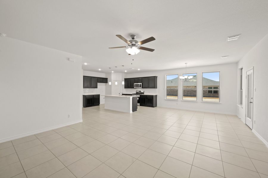 Spacious, unfurnished interior of a new home in Baker Farms, Cleburne (Image 19). Spacious, unfurnished interior of a new home in Baker Farms, Cleburne (Image 19).