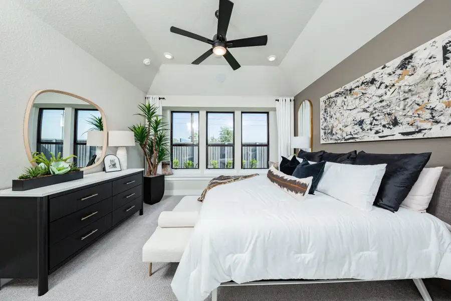 Representative furnished interior of a home built from the Cambridge by Beazer Homes in Arabella on the Prairie, Richmond (Image 10).