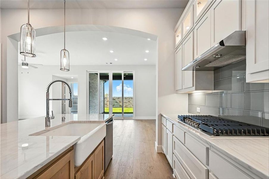 Furnished interior view inside a new home in Trinity Falls, McKinney (Image 6). Furnished interior view inside a new home in Trinity Falls, McKinney (Image 6).