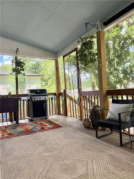 Exterior details and patio area of a home in , Atlanta (Image 21).
