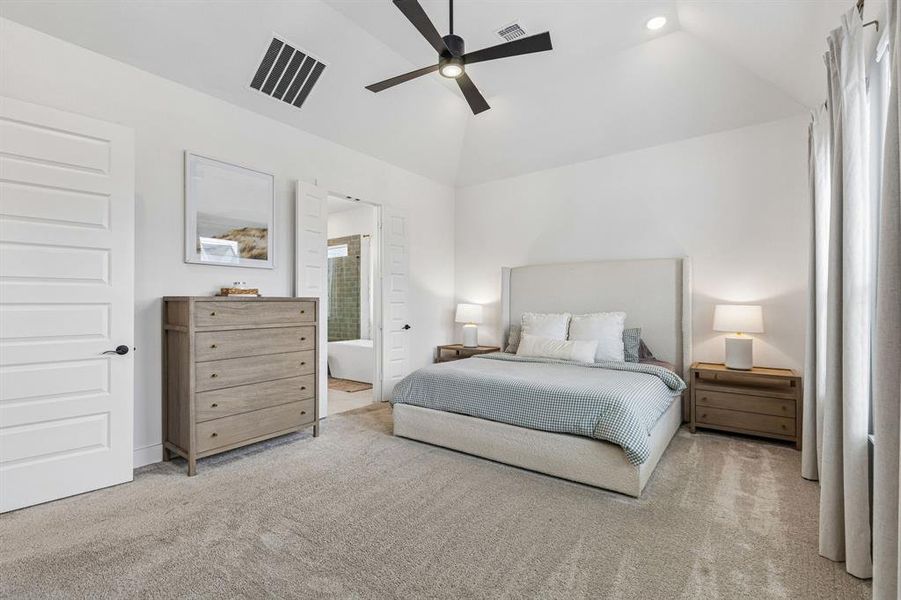 Furnished interior view inside a new home in , Aledo (Image 11).