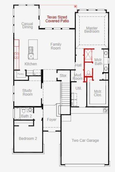 1st Floorplan - Representative Photo