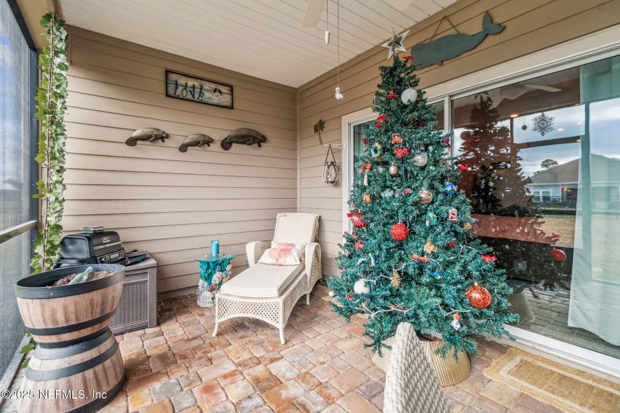 Exterior details and patio area of a home in Amelia Walk, Fernandina Beach (Image 23).
