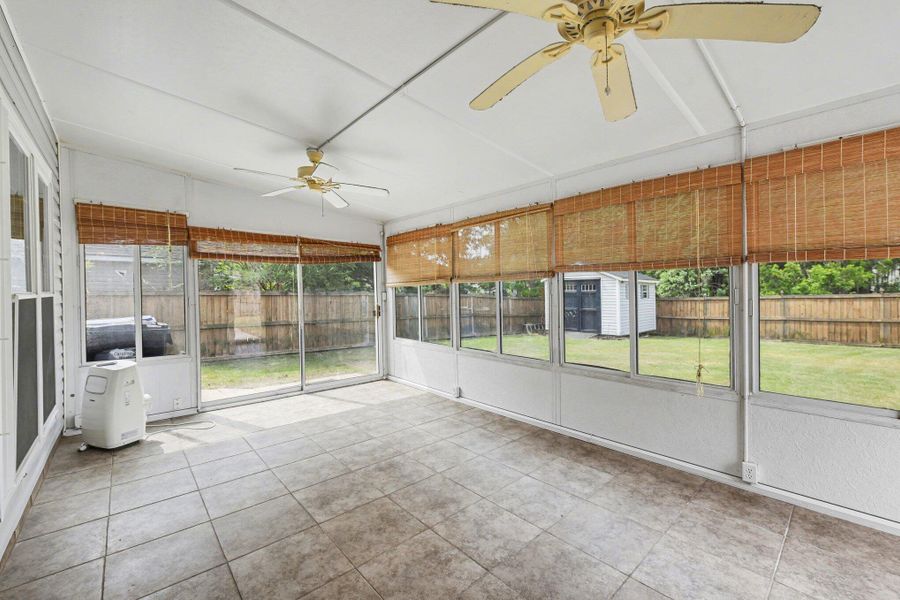 Exterior details and patio area of a home in , North Charleston (Image 4).