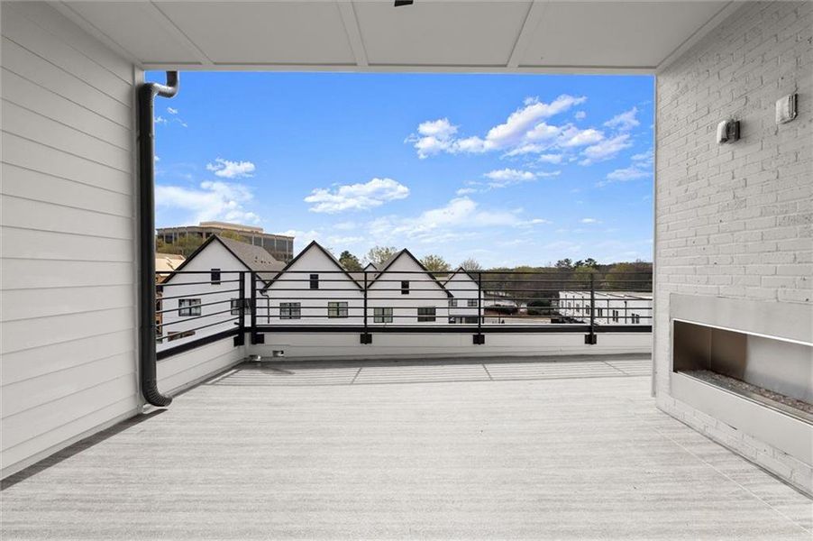 Exterior details and patio area of a home in , Alpharetta (Image 26).