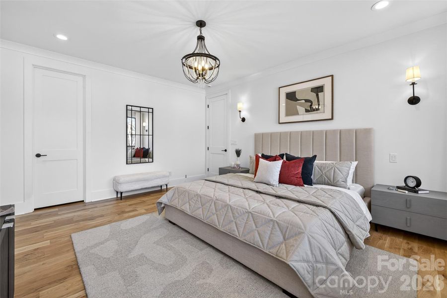 Furnished interior view inside a new home in , Charlotte (Image 6).