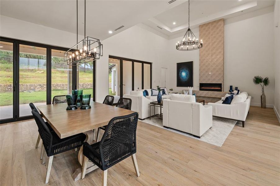 Furnished interior view inside a new home in , Southlake (Image 23).