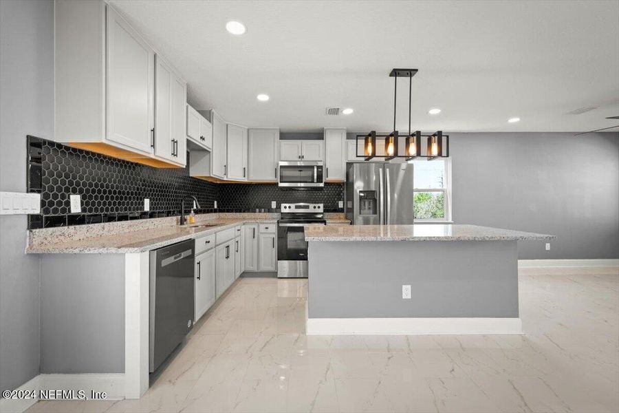 Furnished interior view inside a new home in , St. Augustine (Image 16).