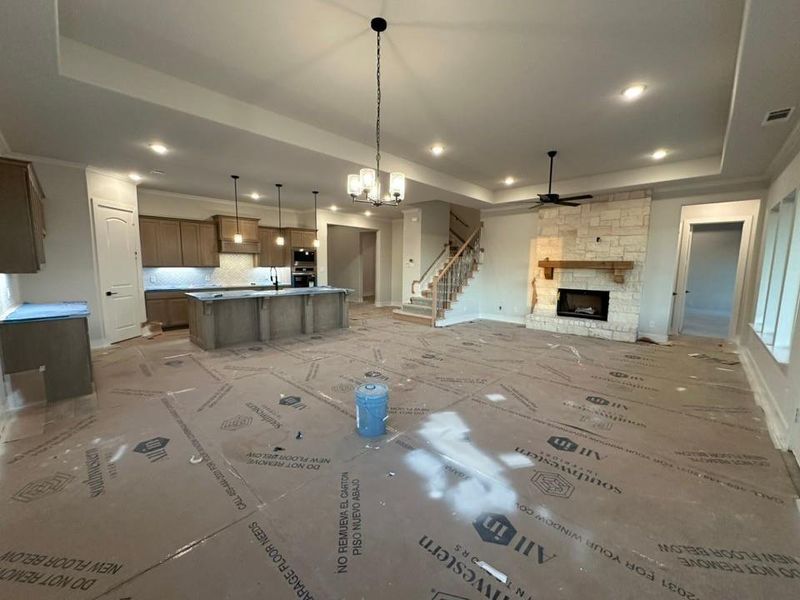 In-progress construction of a new home in Fannin Ranch, Leonard, TX (Image 20). In-progress construction of a new home in Fannin Ranch, Leonard, TX (Image 20).