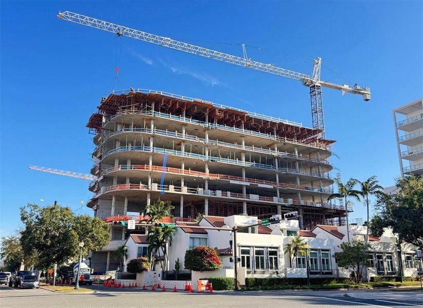 In-progress construction of a new home in , Sarasota, FL (Image 12).