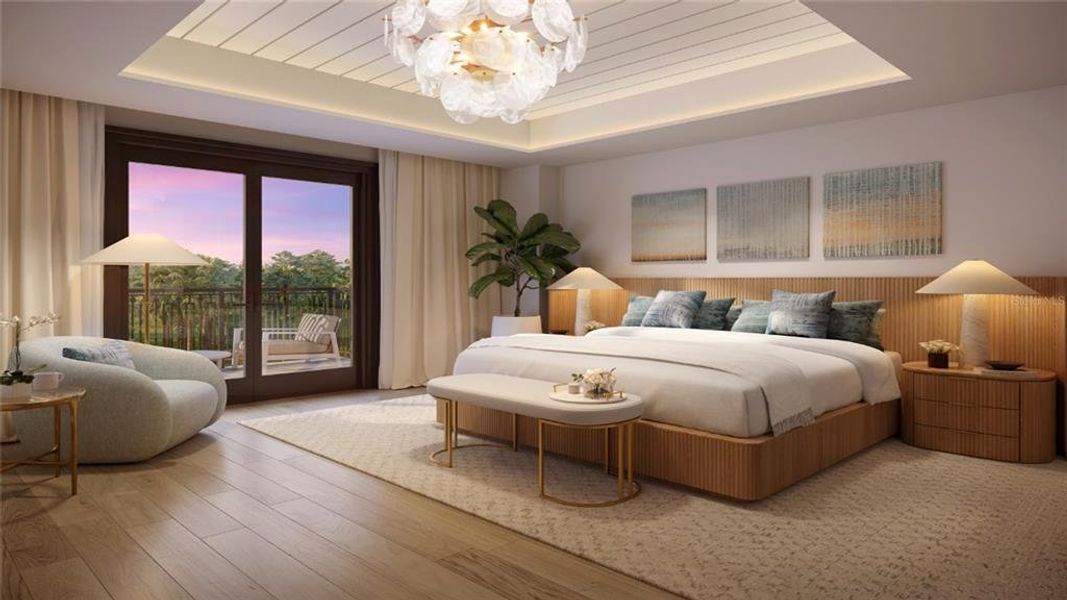 Furnished interior view inside a new home in , Orlando (Image 12).