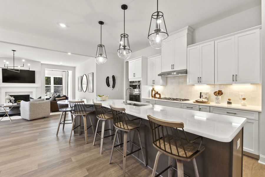 Representative furnished interior of a home built from the Whitmore II by Taylor Morrison in Tramore, Harrisburg (Image 11).