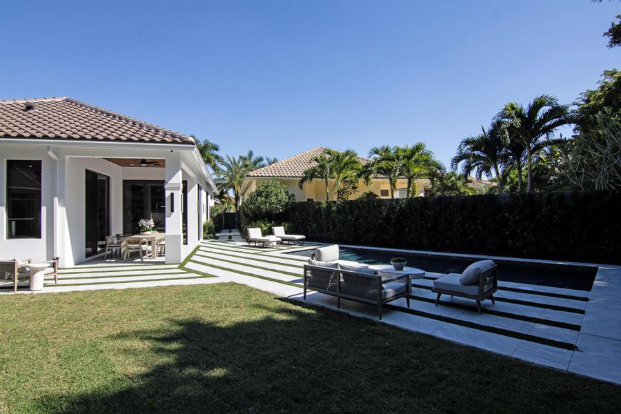 Exterior details and patio area of a home in , Wellington (Image 3).