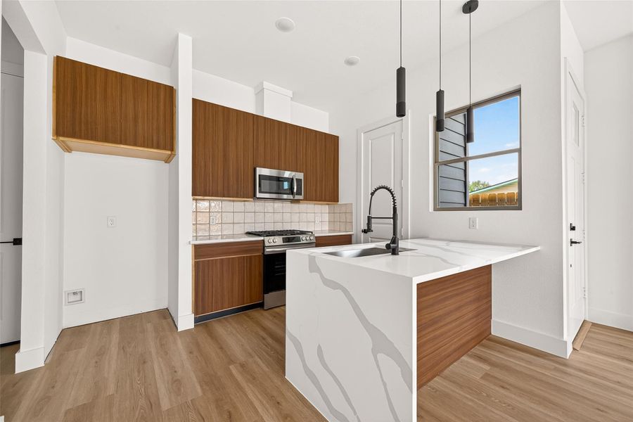 Furnished interior view inside a new home in , Houston (Image 12).