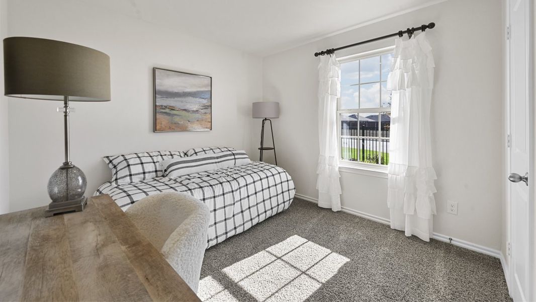 Representative furnished interior of a home built from the Zavalla by D.R. Horton in Oak Valley Estates, Bullard (Image 11).