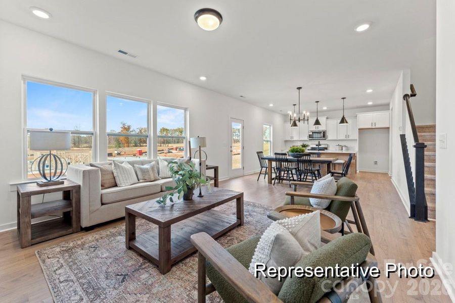 Furnished interior view inside a new home in Autumn Ridge, High Shoals (Image 4).