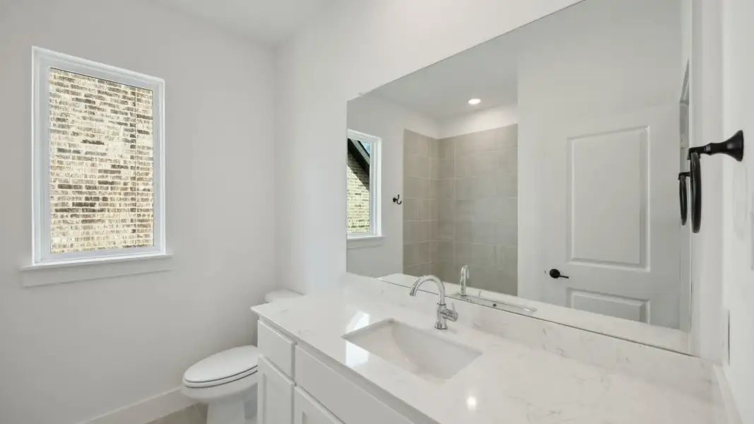 Furnished interior view inside a new home in Painted Tree 50' Series, McKinney (Image 12).