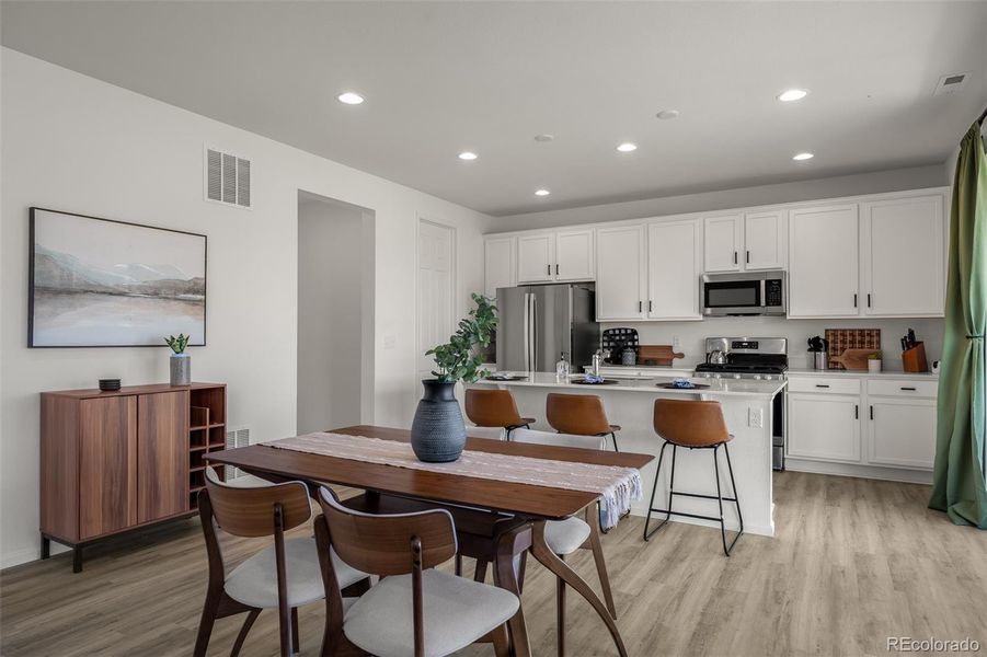 Furnished interior view inside a new home in , Colorado Springs (Image 31).
