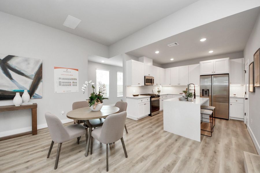 Furnished interior view inside a new home in , Houston (Image 5).