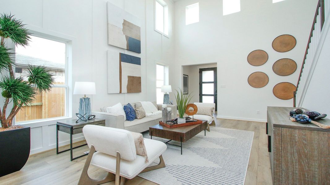 Furnished interior view inside a new home in Colony at Pinehurst, Pinehurst (Image 12).