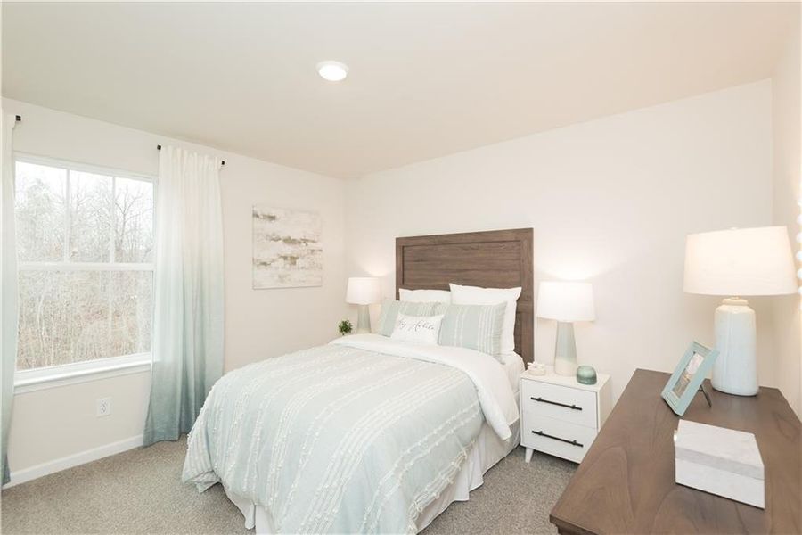 Furnished interior view inside a new home in , Braselton (Image 11).