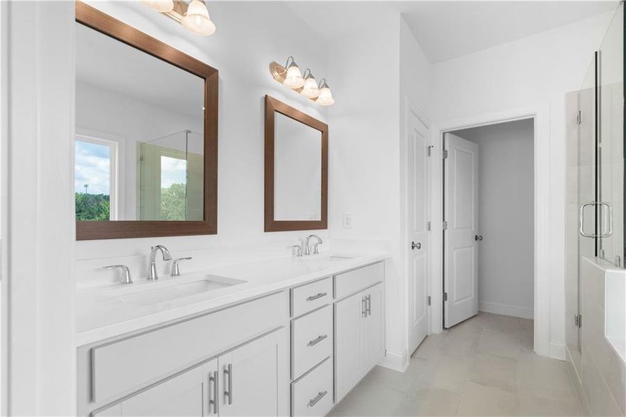 Furnished interior view inside a new home in Millcroft Townhomes, Buford (Image 15).