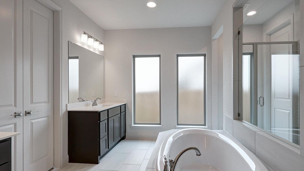 Furnished interior view inside a new home in Kallison Ranch, San Antonio (Image 6).