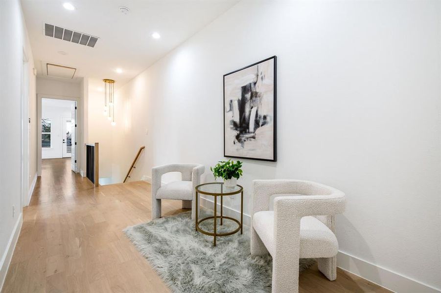 Furnished interior view inside a new home in , Dallas (Image 28).