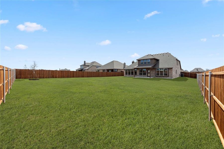 Front exterior of a new home in Lovers Landing, Forney, TX, highlighting curb appeal (Image 2).