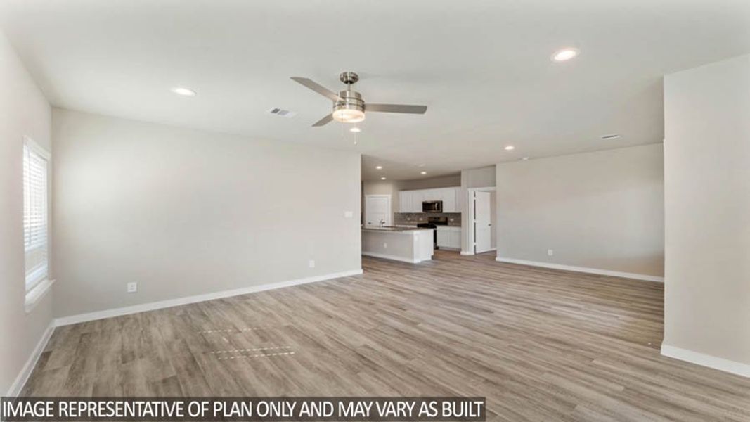 Representative unfurnished interior of a home built from the Diamond by D.R. Horton in Mill Creek Estates, Magnolia (Image 25). Representative unfurnished interior of a home built from the Diamond by D.R. Horton in Mill Creek Estates, Magnolia (Image 25).