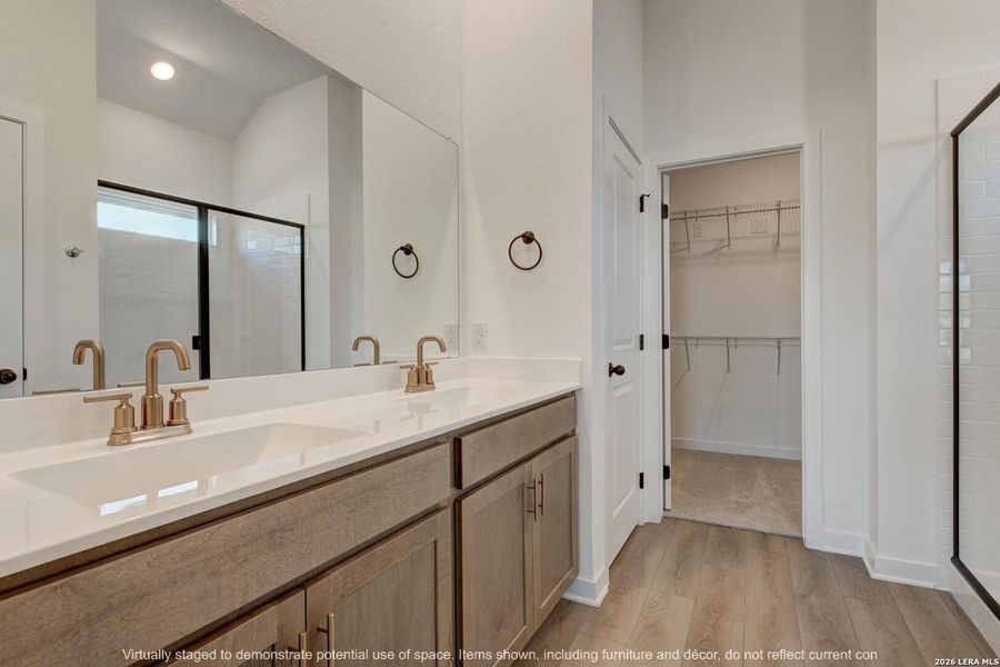 Furnished interior view inside a new home in Nopal Valley, San Antonio (Image 7).