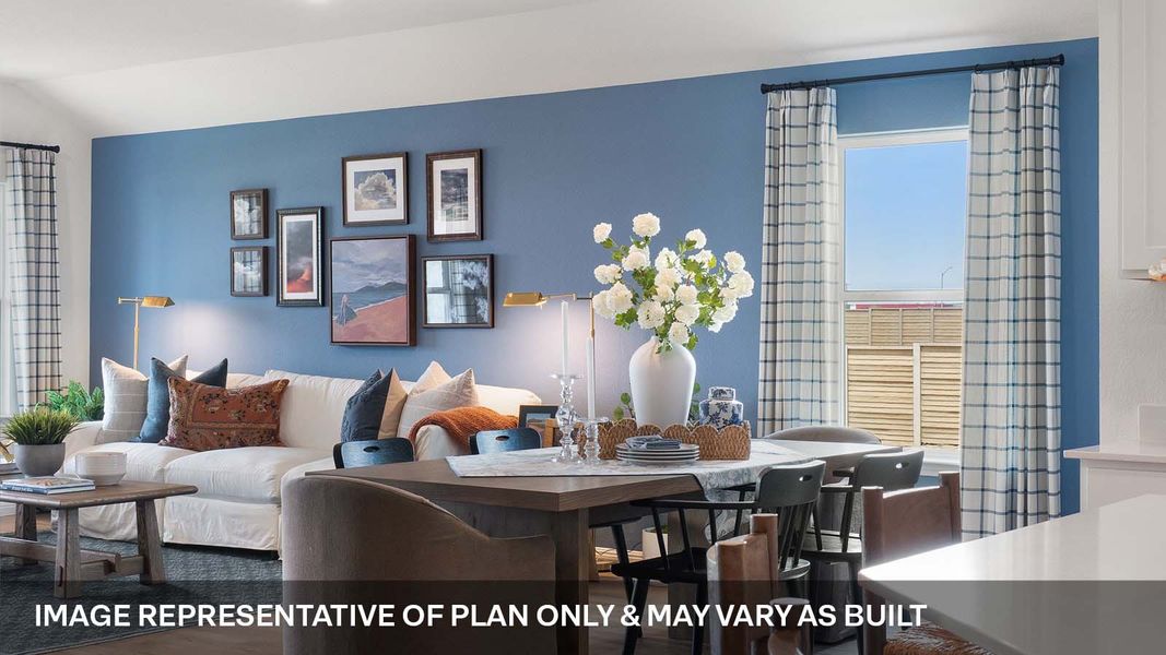 Furnished interior view inside a new home in Monarch Ranch, Manor (Image 13).